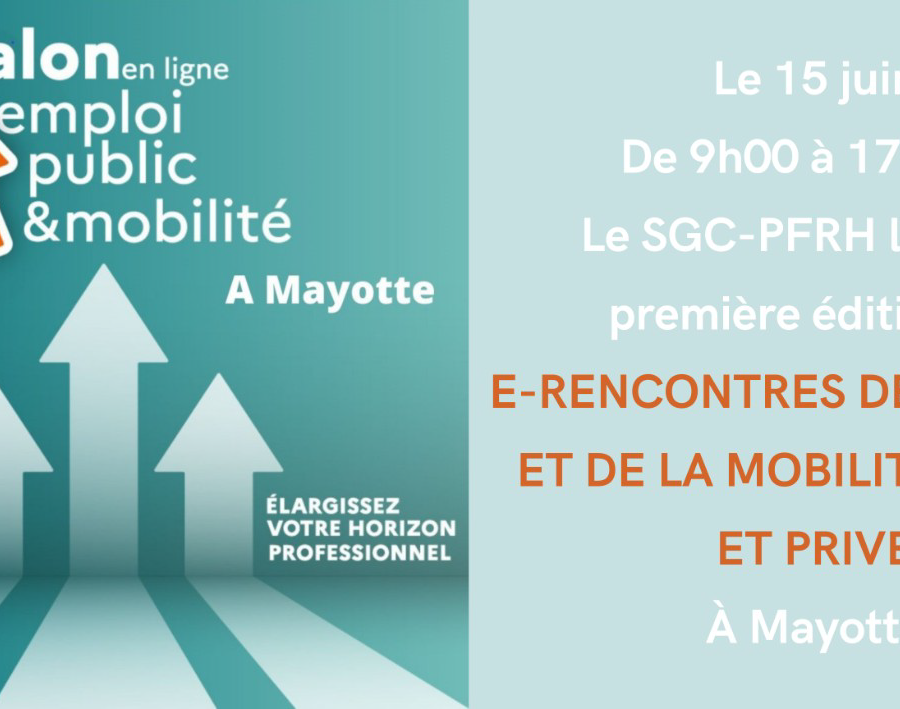 Salon en ligne : emploi public & mobilité à Mayotte