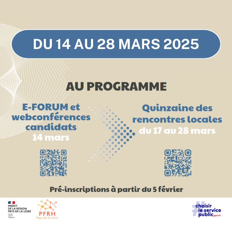 Du 14 au 28 mars 2025, au programme : E-forum le 14 mars et Quinzaine des rencontres locales du 17 au 28 mars. Pré-inscriptions à partir du 05 février.